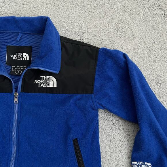 The North Face Gore Windstopper Jacket Womens S Fleece FullZip Blue Black - Picture 5 of 16